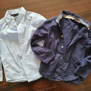 OshKosh B'gosh Blue Casual Button Down Shirt And H&m Shirt